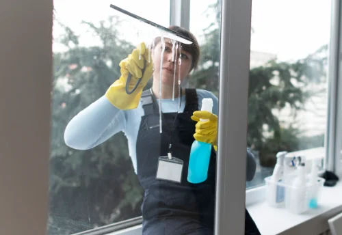 Nettoyage de vitres intérieures et extérieures à la Farlède